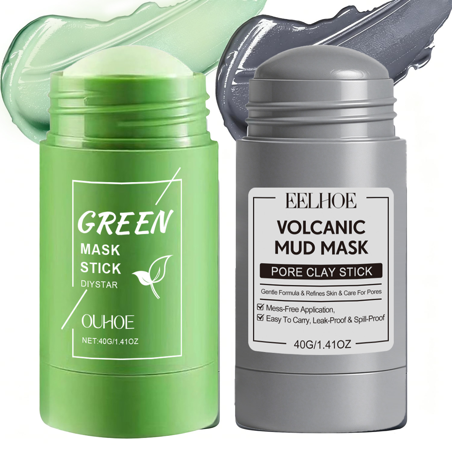 Bentonite Clay Mask - 알래스카 화산 & 녹차 딥 포어