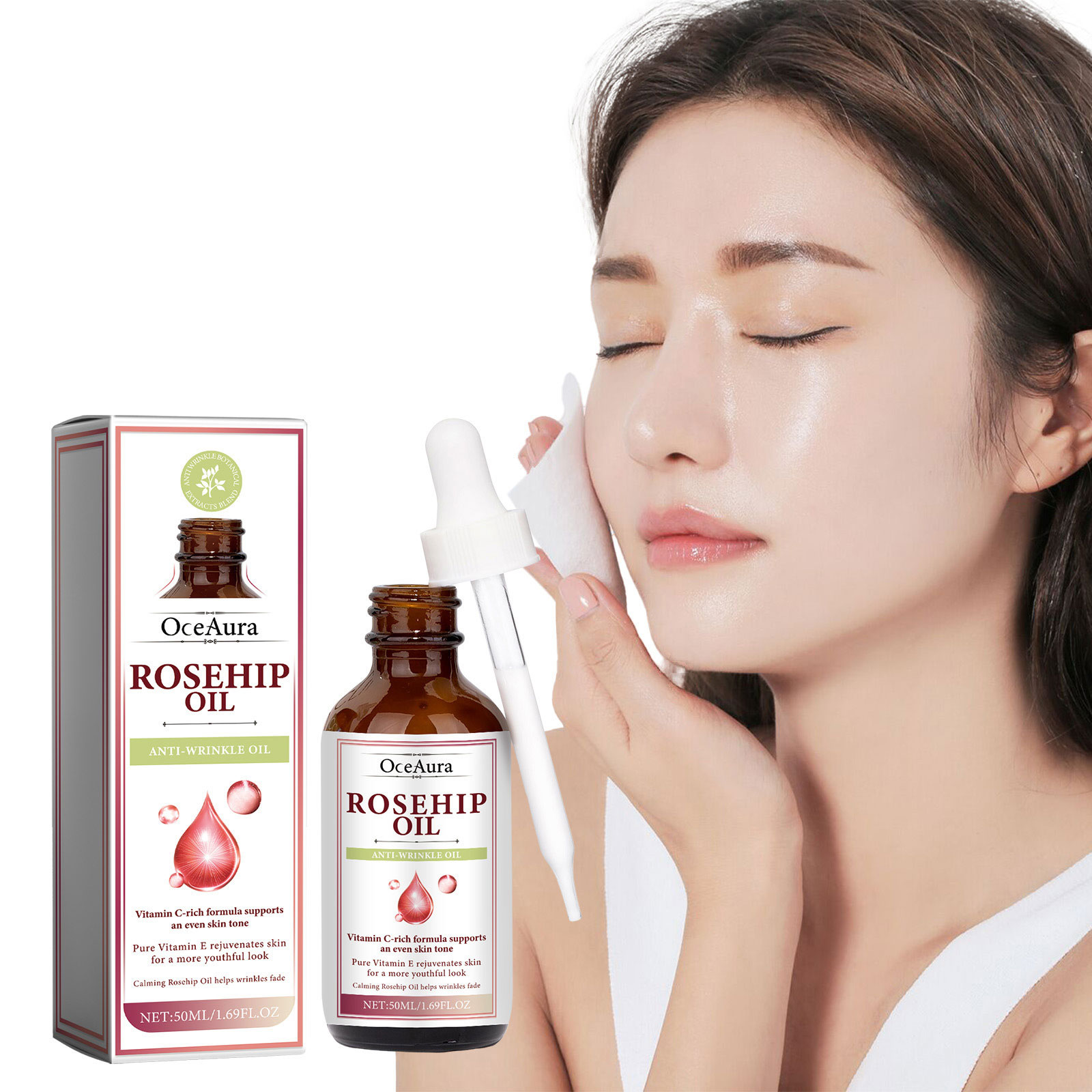 Face Oil Rosehip - 로즈힙 오일 페이스 에센스 세럼 잔주름