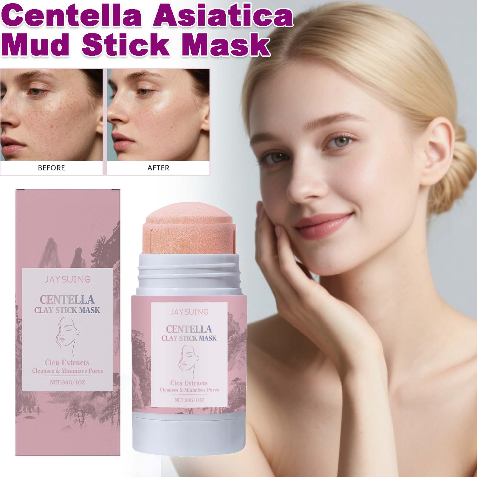 Bentonite Clay Mask - 센텔라 아시아티카 머드 스틱 마스크 딥