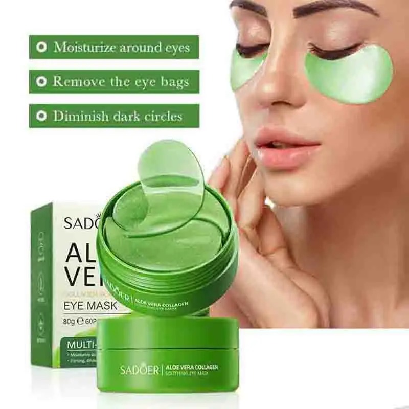 Skincare Finally Found You - 60pcs 알로에 베라 콜라겐 아이 마스크