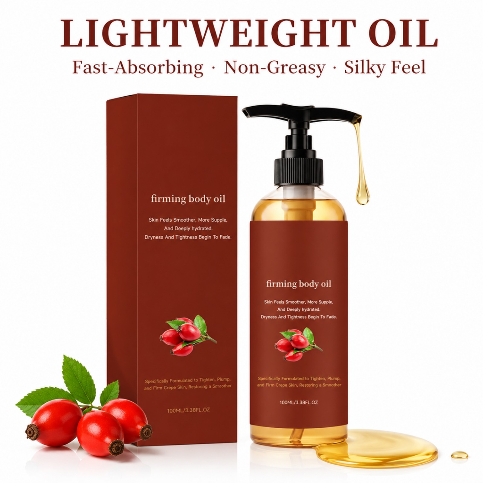 탄력 강화 바디 오일 로즈힙 타이트닝 효과 잔주름 완화 - Face Oil Rosehip 리뷰 및 가격