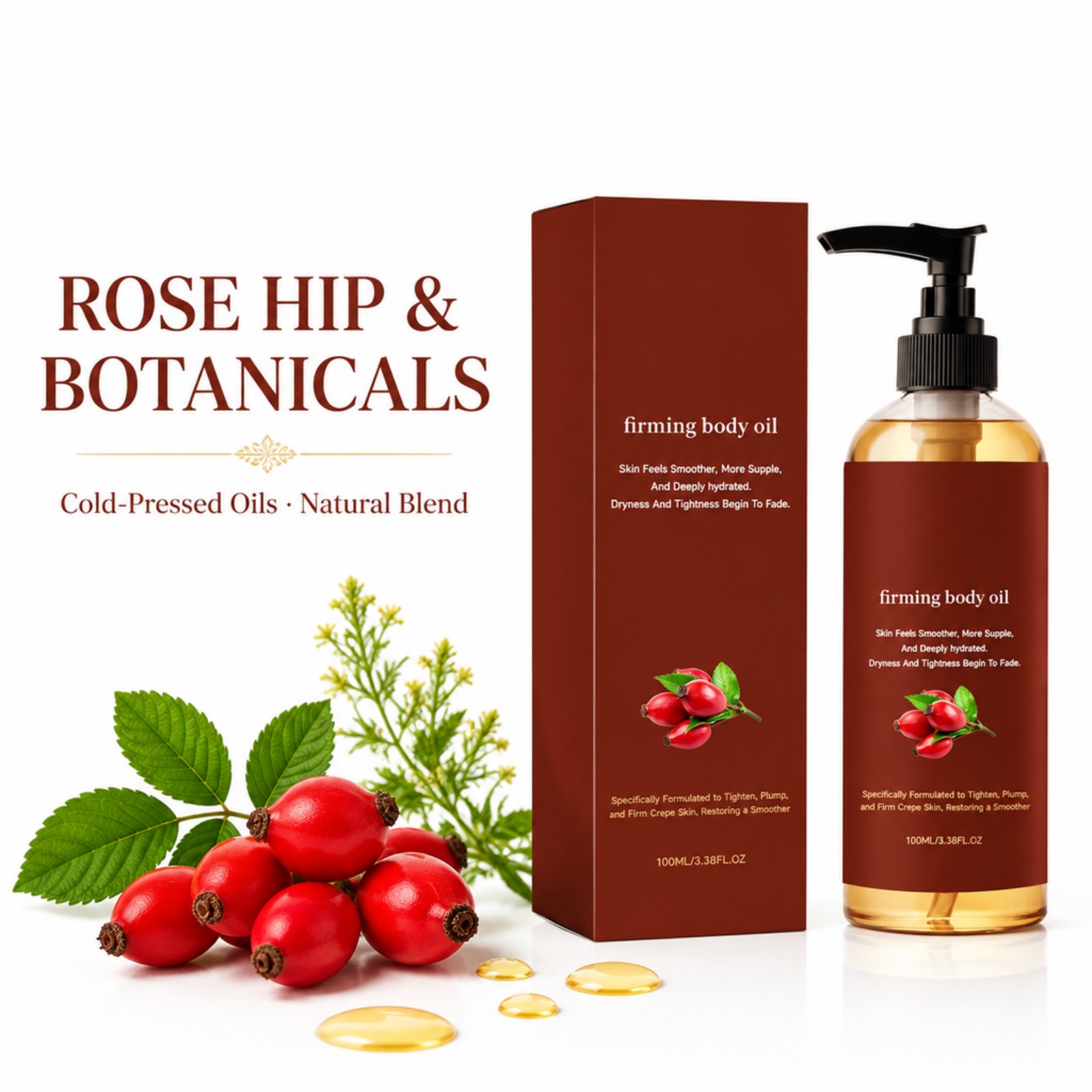 탄력 강화 바디 오일 로즈힙 타이트닝 효과 잔주름 완화 - Face Oil Rosehip 리뷰 및 가격