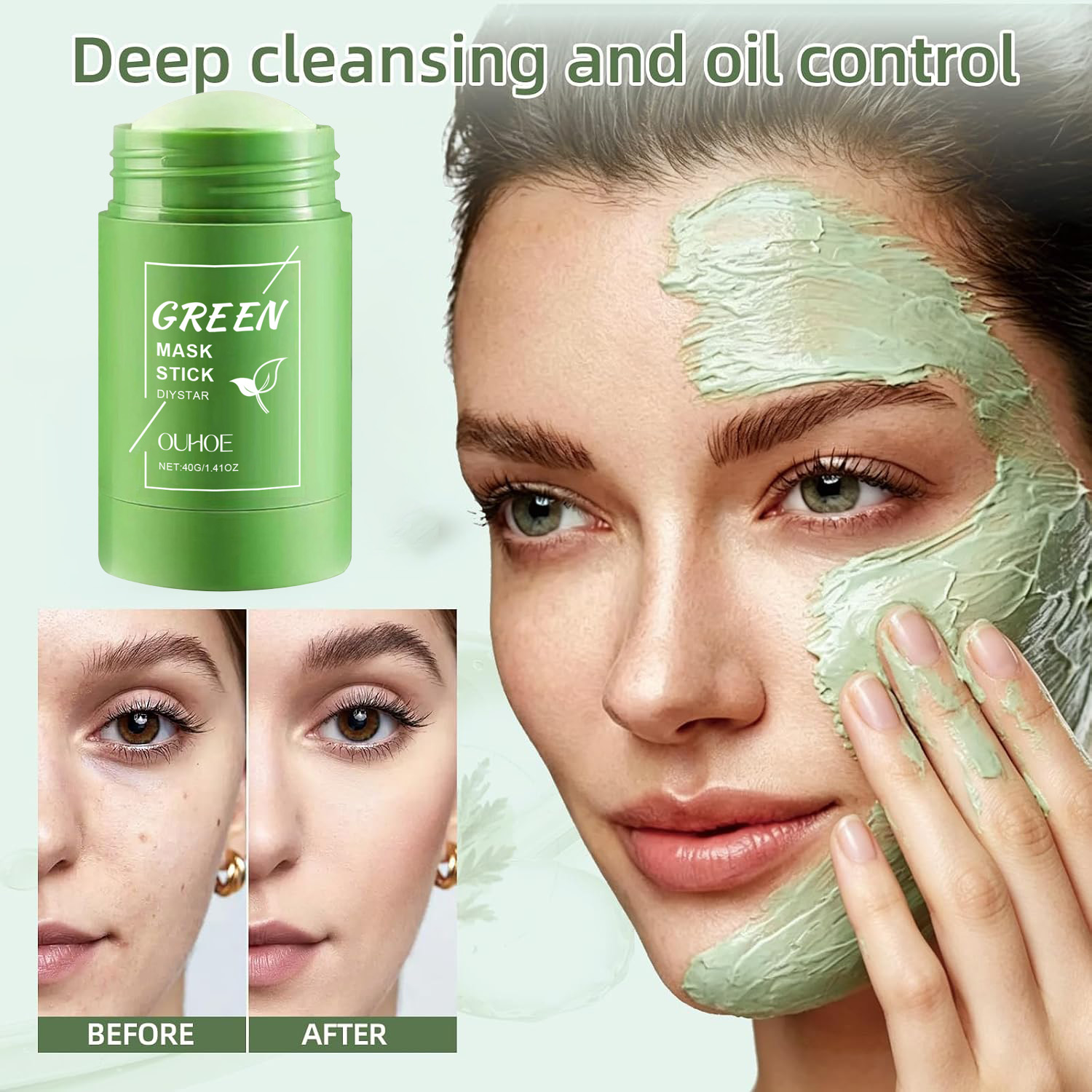 알래스카 화산 & 녹차 딥 포어 클렌징 마스크 스틱 블 - Bentonite Clay Mask 리뷰 및 가격