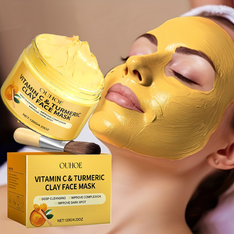 1/3PCS 심황 비타민C 클레이 마스크 딥 클렌징 페 - Bentonite Clay Mask 리뷰 및 가격