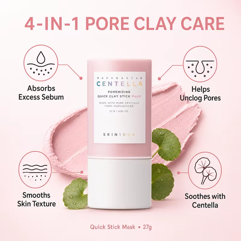 SKIN1004 코리안 센텔라 포어미징 퀵 클레이 스틱 - Bentonite Clay Mask 리뷰 및 가격